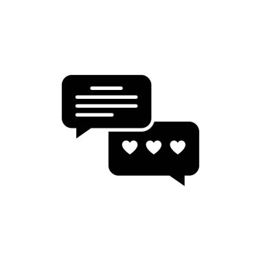 İletişim simgesi vektörde. Logotype