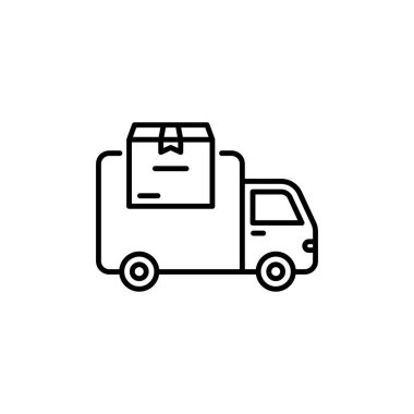 Taşıma simgesi vektörde. Logotype