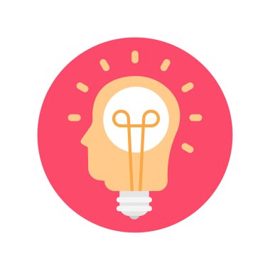 Vektör olarak yaratıcılık simgesi. Logotype