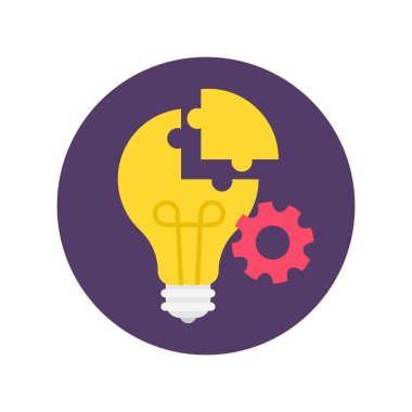 Vektör içinde yaratıcı teknik simgesi. Logotype