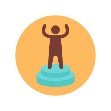 Yaşam koçluğu ikonu. Logotype