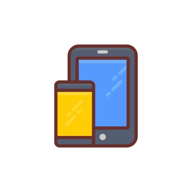 Aygıt simgesi vektörü. Logotype