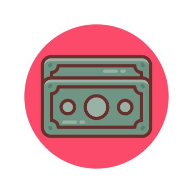 Para ikonu vektör olarak. Logotype