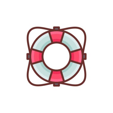 Vektör simgesini destekle. Logotype