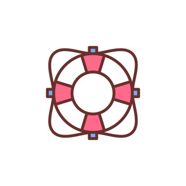 Vektör simgesini destekle. Logotype