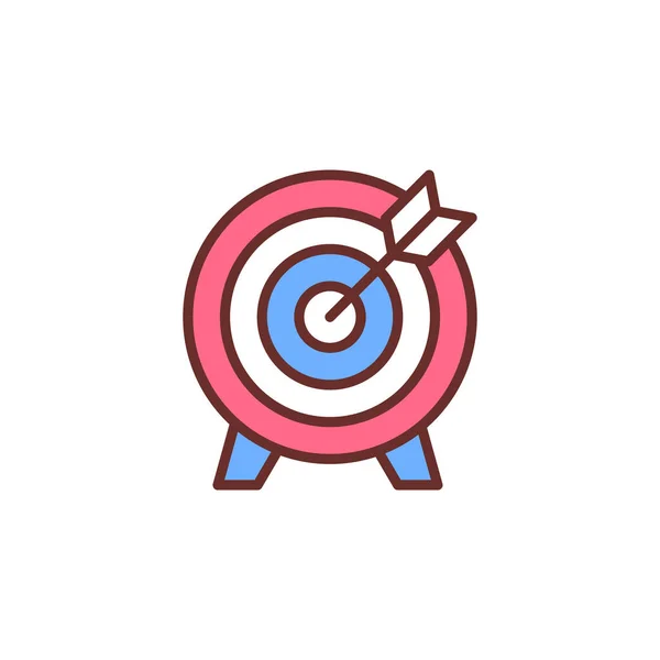 Εικόνα Στόχου Διάνυσμα Λογότυπο — Διανυσματικό Αρχείο
