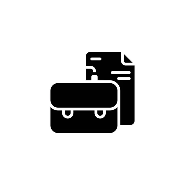 Icône Portefeuille Vecteur Logotype — Image vectorielle