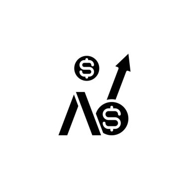 Vektör olarak büyüme simgesi. Logotype