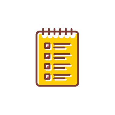 Vektör olarak görev simgesi. Logotype