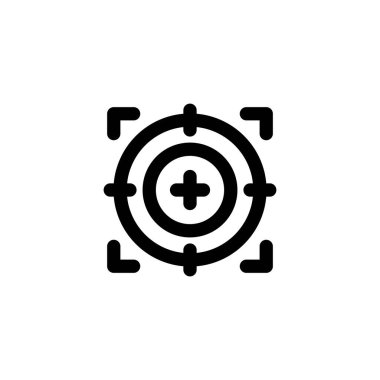 Vektör içindeki simgeye odaklan. Logotype