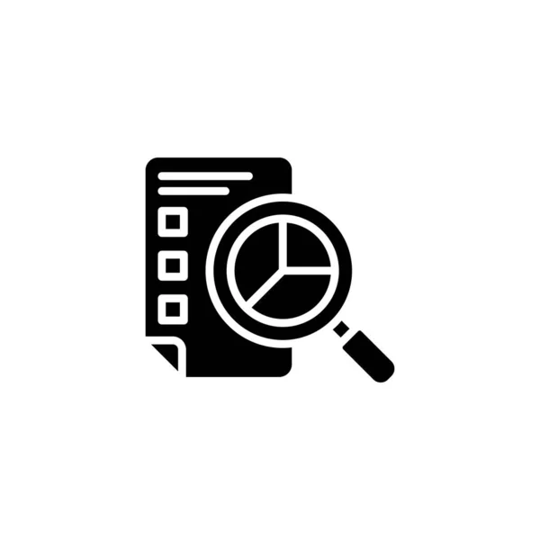 Icône Recherche Vecteur Logotype — Image vectorielle