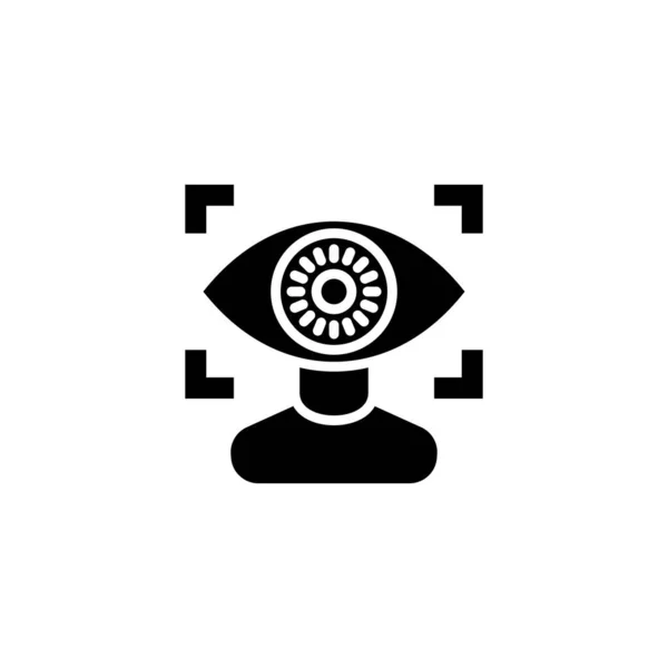 Vision Symbol Vektor Logotyp — Stockvektor