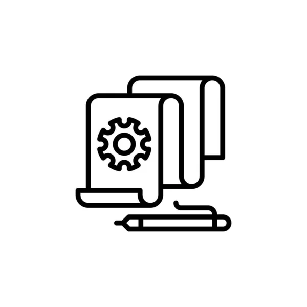 Icône Développement Produits Dans Vecteur Logotype — Image vectorielle