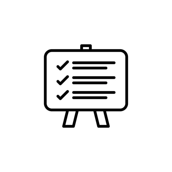 Tasks Icon Vector Logotype — Stock Vector