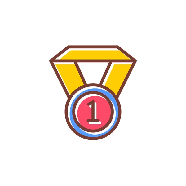 Медаль Значок Векторі Логотип — стоковий вектор