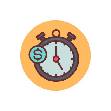 Vektör olarak ödeme günü kredisi simgesi. Logotype