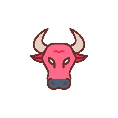 Vektör olarak Bull Market simgesi. Logotype