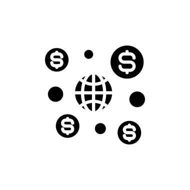 Vektör olarak Global Yatırım simgesi. Logotype