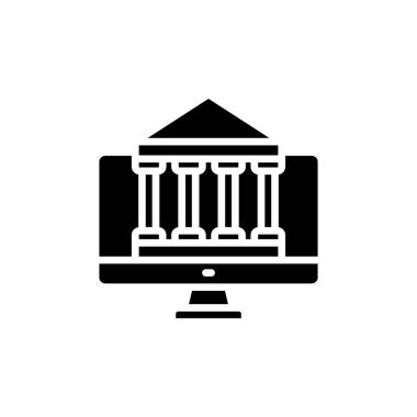 Banka Mevduat simgesi vektörde. Logotype