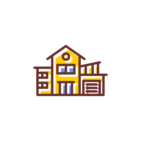 Home Loan Icon Vector Logotype — Stock Vector