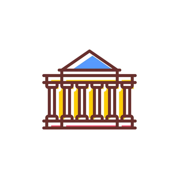 Vektör Olarak Banka Simgesi Logotype — Stok Vektör