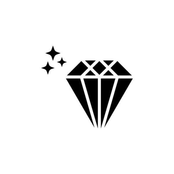 Icône Diamant Dans Vecteur Logotype — Image vectorielle