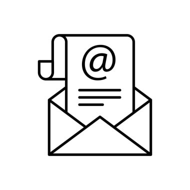 Vektör olarak e-posta pazarlama simgesi. Logotype