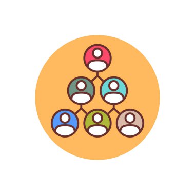 Vektör olarak Sosyal Grup simgesi. Logotype