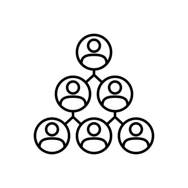 Vektör olarak Sosyal Grup simgesi. Logotype