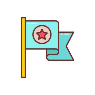 Vektör olarak strateji simgesi. Logotype