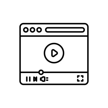 Vektör içinde canlı yayın simgesi. Logotype