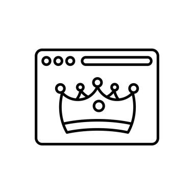 Premium İçerik simgesi vektörde. Logotype