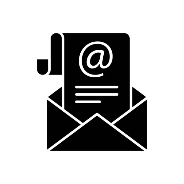 Ikona Marketingu Mail Wektorze Identyfikator — Wektor stockowy