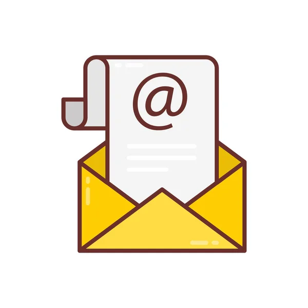Email Icône Marketing Dans Vecteur Logotype — Image vectorielle