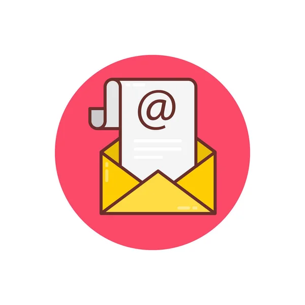 Email Icône Marketing Dans Vecteur Logotype — Image vectorielle