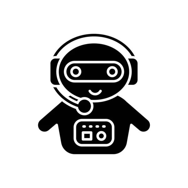 Значок Chatbot Векторе Логотип — стоковый вектор