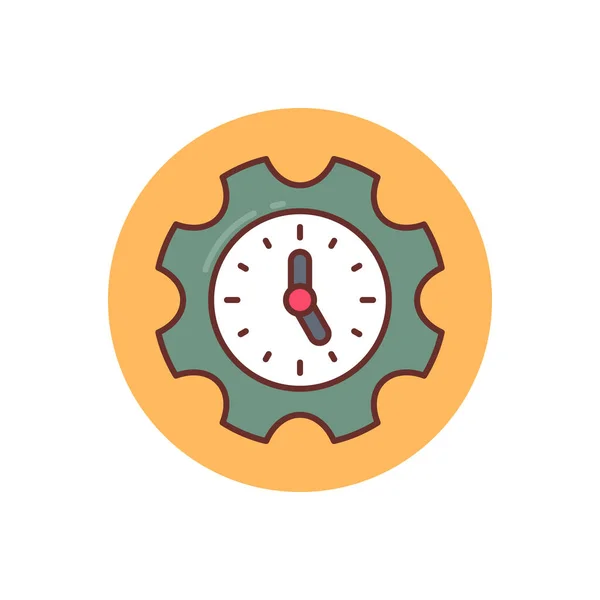 Deadline Symbol Vektor Logotyp — Stockvektor