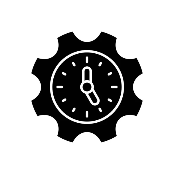 Icono Fecha Límite Vector Logotipo — Vector de stock