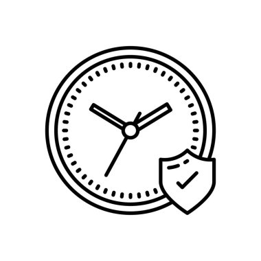 Vektör olarak güvenilirlik simgesi. Logotype