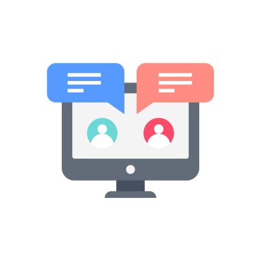 Business Chat icon in vector. Logotype