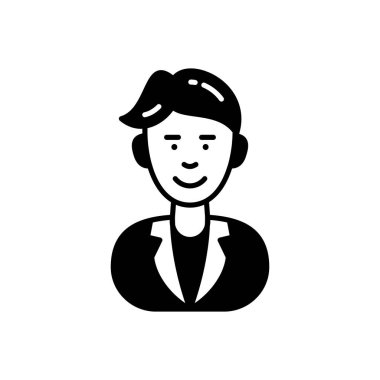 Vektör olarak yönetici simgesi. Logotype