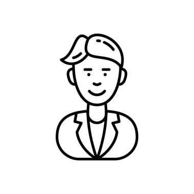 Vektör olarak yönetici simgesi. Logotype