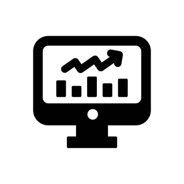 Vektör olarak pazar araştırma simgesi. Logotype