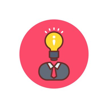 Vektör olarak iş fikri simgesi. Logotype