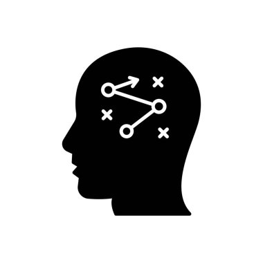 Stratejik düşünme ikonu. Logotype