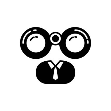 Vektör olarak iş tahmini simgesi. Logotype