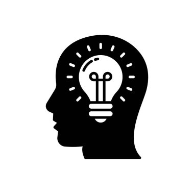 Vektör içinde fikir simgesi. Logotype