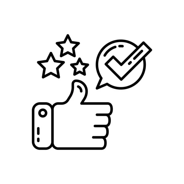 Recommendations Icon Vector Logotype — Διανυσματικό Αρχείο