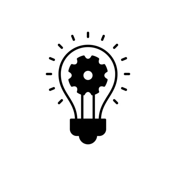 Idea Development Icon Vector Logotype — Vettoriale Stock