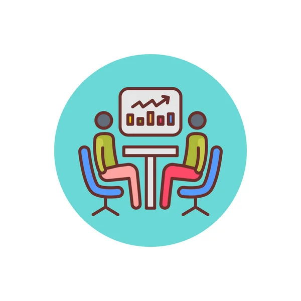 Business Analytics Icon Vector Logotype — Stockvector